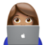 👩🏽💻